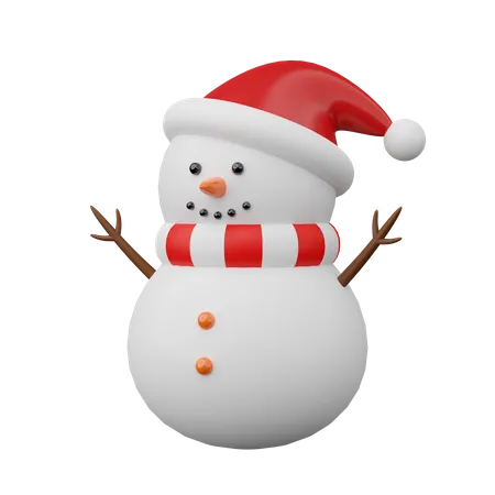 Bonhomme de neige  3D Icon