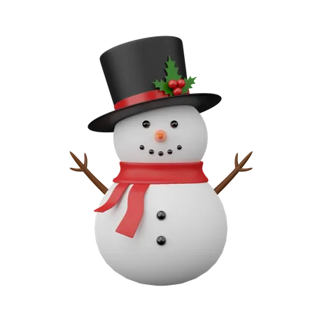 Bonhomme de neige  3D Icon