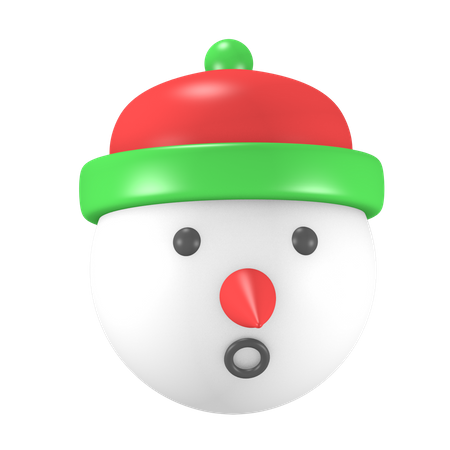 Bonhomme de neige  3D Icon