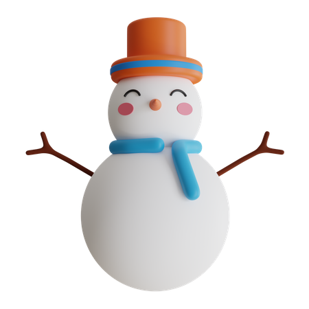 Bonhomme de neige  3D Icon