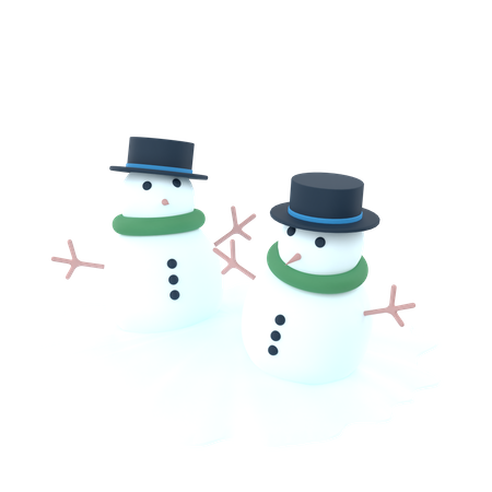 Bonhomme de neige  3D Icon