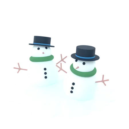 Bonhomme de neige  3D Icon