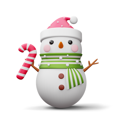 Bonhomme de neige  3D Icon