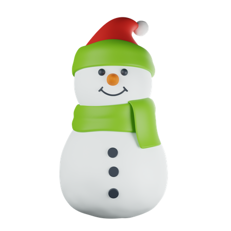 Bonhomme de neige  3D Icon