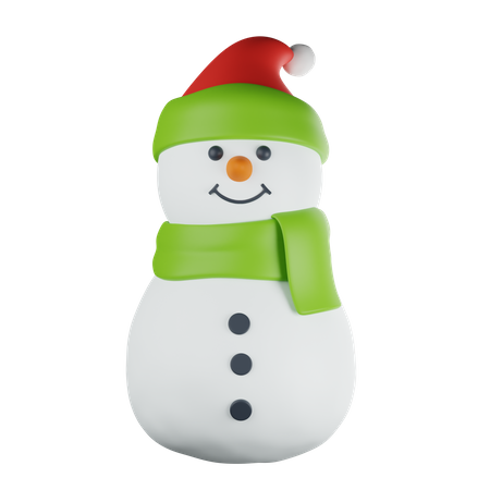 Bonhomme de neige  3D Icon