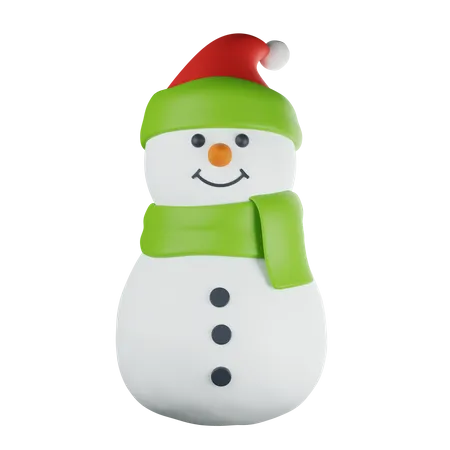 Bonhomme de neige  3D Icon