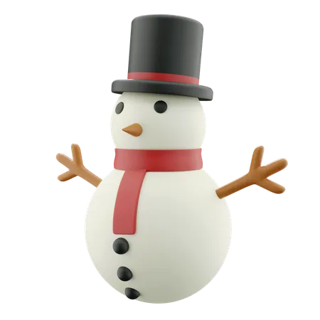 Bonhomme de neige  3D Icon