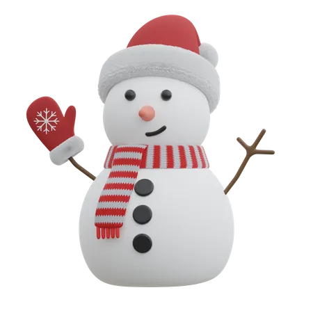 Bonhomme de neige  3D Icon