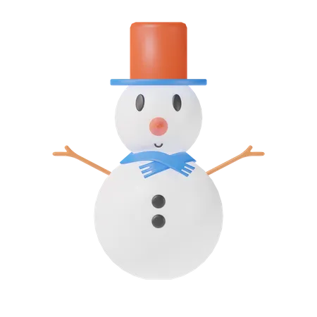 Bonhomme de neige  3D Icon