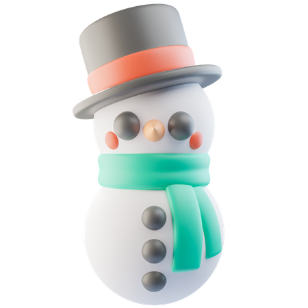 Bonhomme de neige  3D Icon