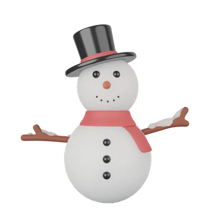 Bonhomme de neige  3D Icon