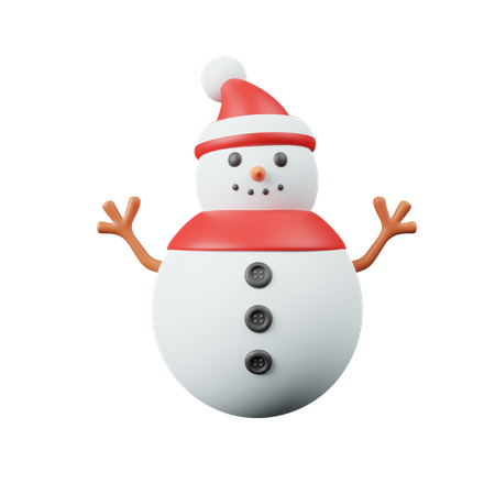 Bonhomme de neige  3D Icon