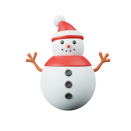 Bonhomme de neige  3D Icon