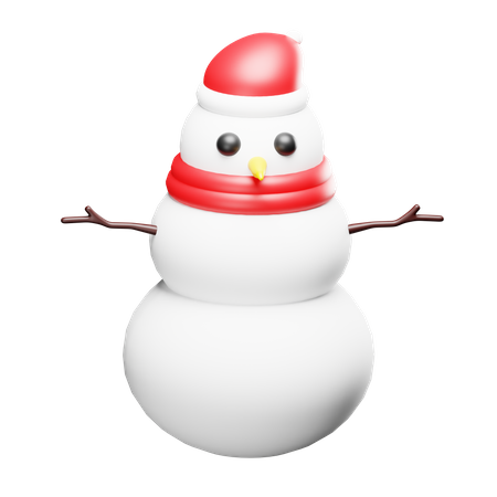 Bonhomme de neige  3D Icon