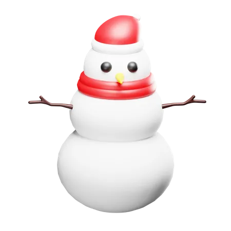 Bonhomme de neige  3D Icon