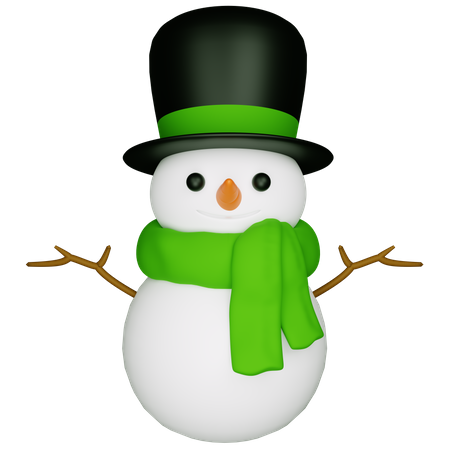 Bonhomme de neige  3D Icon