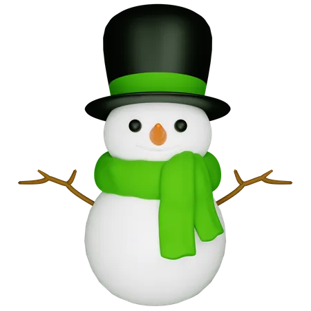 Bonhomme de neige  3D Icon