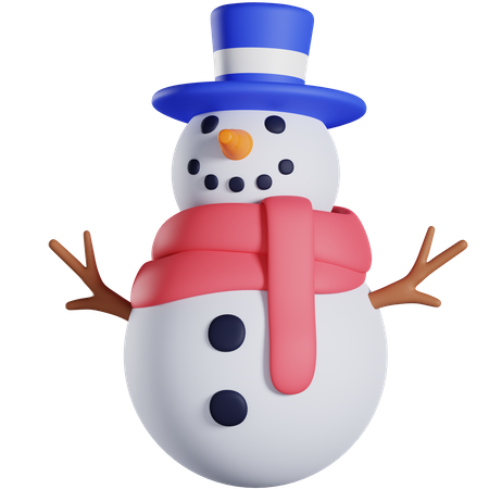 Bonhomme de neige  3D Icon