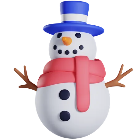 Bonhomme de neige  3D Icon