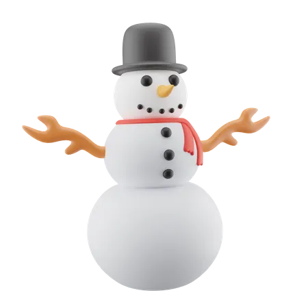 Bonhomme de neige  3D Icon