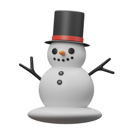 Bonhomme de neige  3D Icon