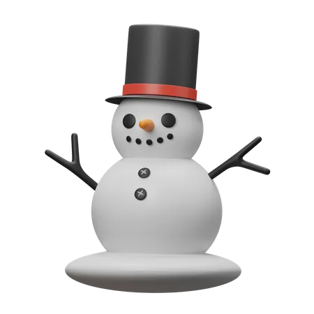 Bonhomme de neige  3D Icon