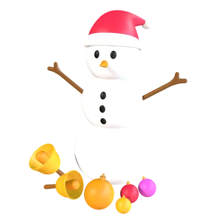 Bonhomme de neige  3D Icon