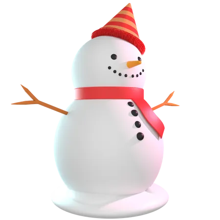 Bonhomme de neige  3D Icon