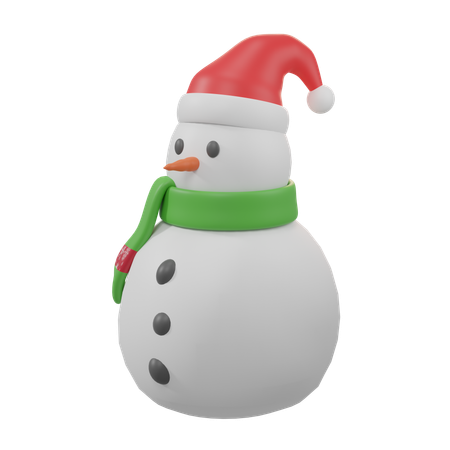 Bonhomme de neige  3D Icon