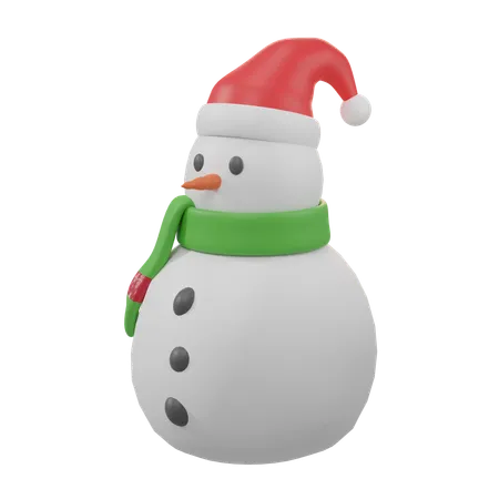 Bonhomme de neige  3D Icon