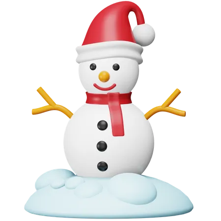 Bonhomme de neige  3D Icon