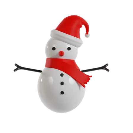 Bonhomme de neige  3D Icon