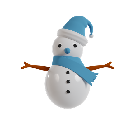 Bonhomme de neige  3D Icon