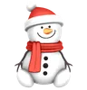 bonhomme de neige de Noël