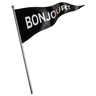 bonjour flag 3d illustration