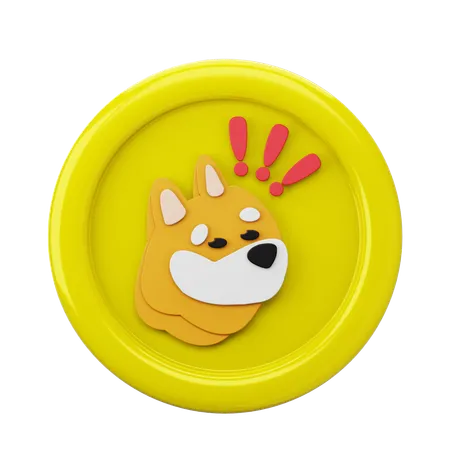 Bonk BONK Coin  3D Icon