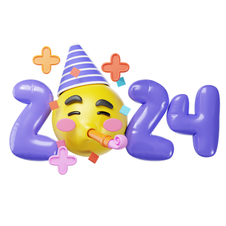 Bonne année  3D Icon