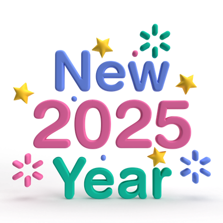 Bonne année  3D Icon