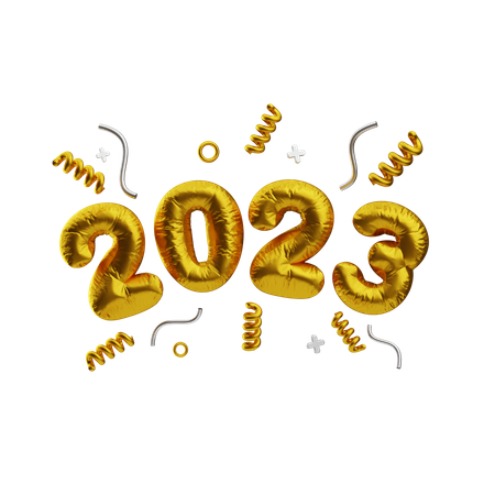 Bonne année 2023  3D Icon