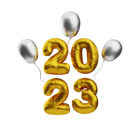 Bonne année 2023  3D Icon