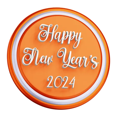 Bonne année  3D Icon