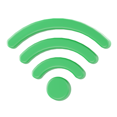 Bonne connexion Wi-Fi  3D Icon