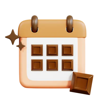 Bonne journée du chocolat  3D Icon