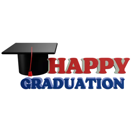Bonne graduation  3D Icon