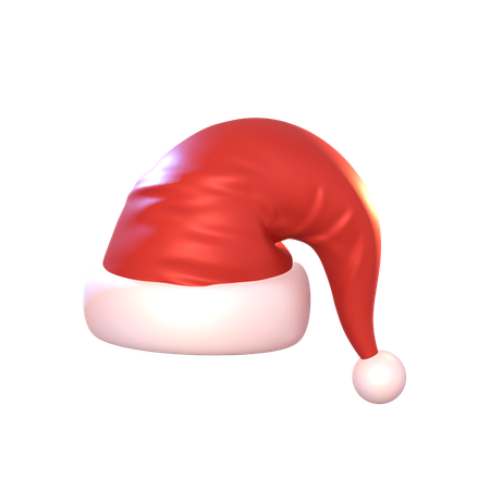 Casquette de père Noël  3D Icon