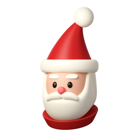 Casquette de père Noël  3D Icon