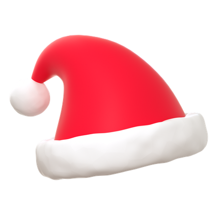 Chapeau de père Noël  3D Icon