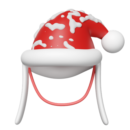 Chapeau de père Noël  3D Illustration