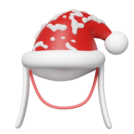 Chapeau de père Noël  3D Illustration