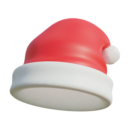 Chapeau de père Noël  3D Illustration